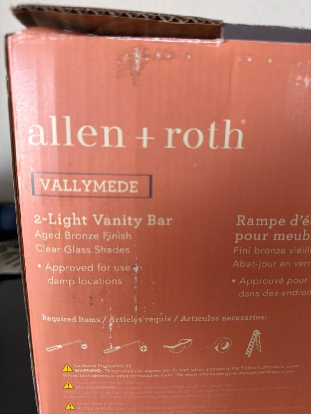 Allen + Roth 2- light vanity Bar - Picture 4 of 5